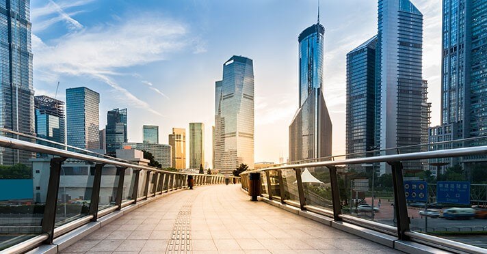 SH-Lujiazui-walk-Social-Security-for-Foreigners