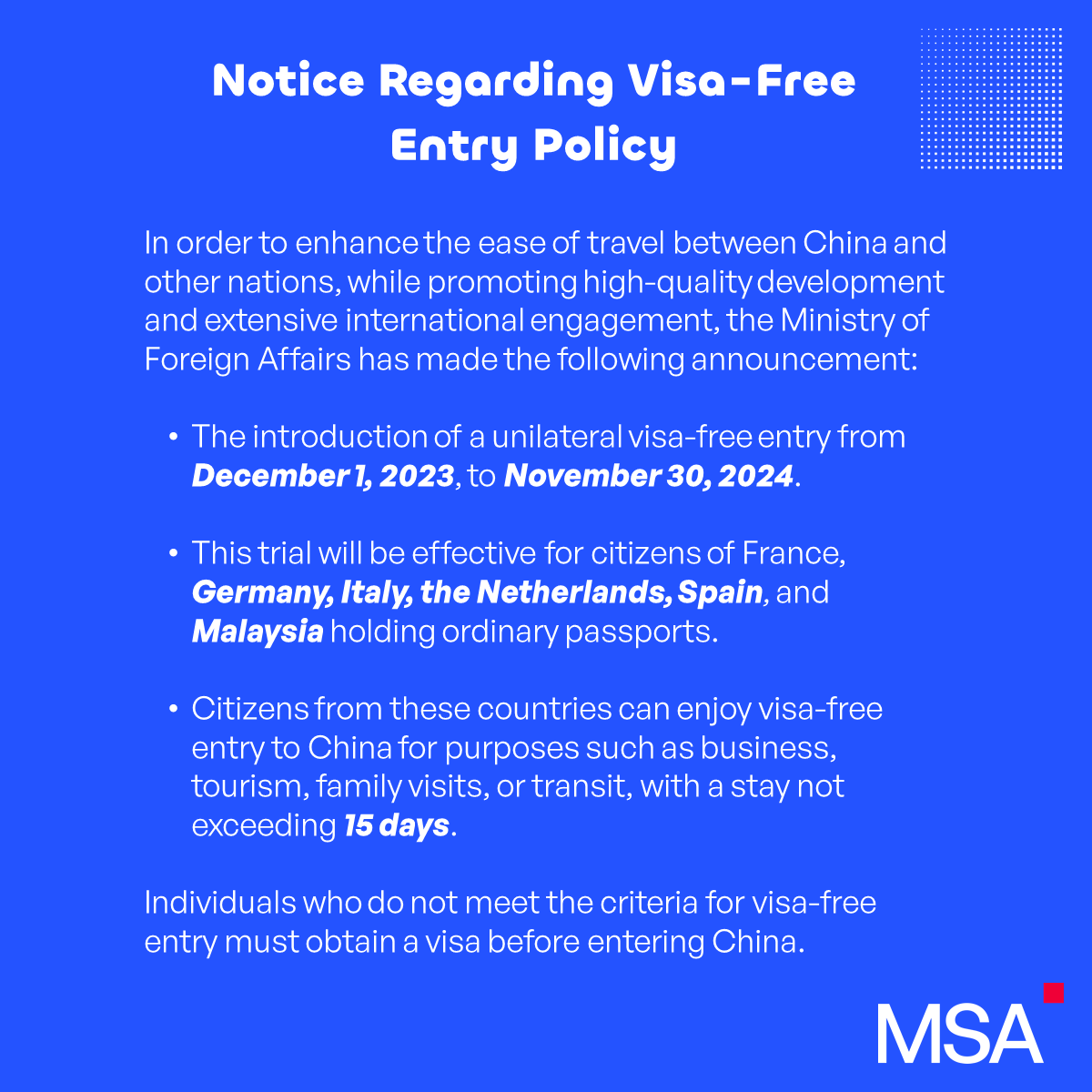 Travel Update MSA rebrand