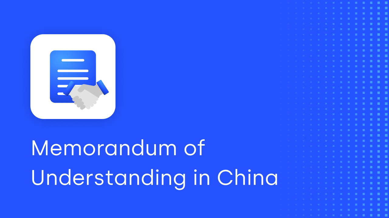Signing a Memorandum of Understanding